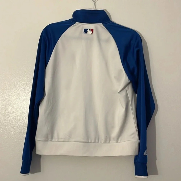 Majestic | CUBS zippered fleece line athletic jacket women’s size M baseball - Picture 6 of 11